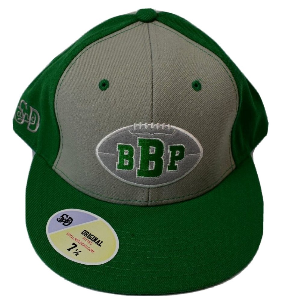 Stall & Dean Mens Brooklyn Bay Parkways Football Fitted Hat Cap New